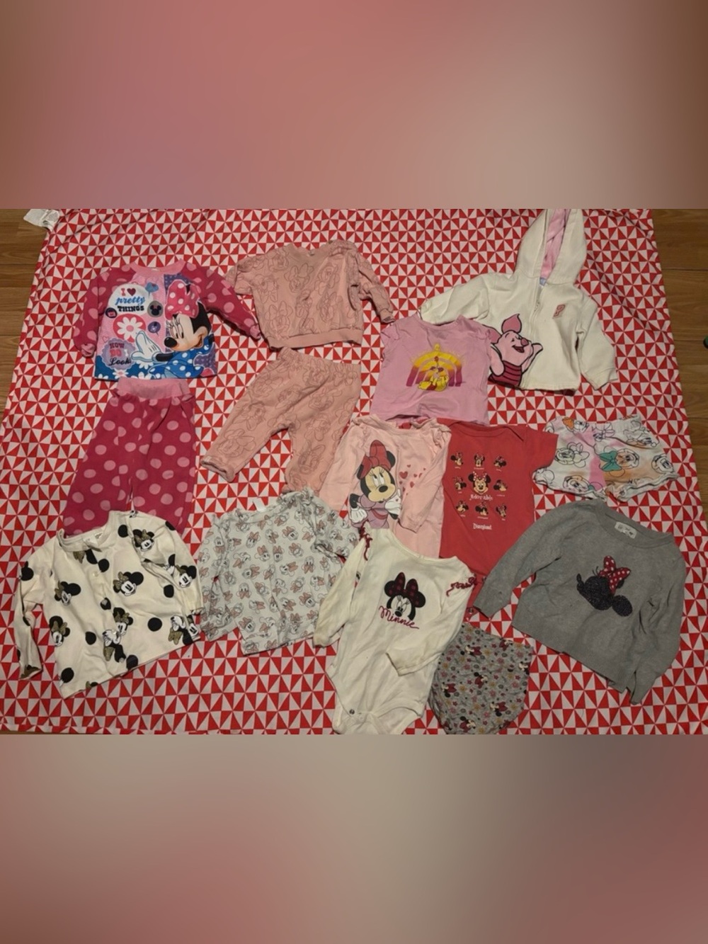 Girls 6/12 month Disney clothing bundle
